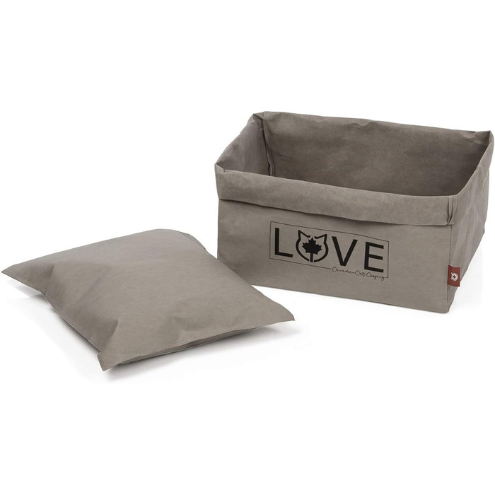 Ліжко для котів CanadianCat Katzenbett 45x35x35 см - затишне гніздо з картону та паперу