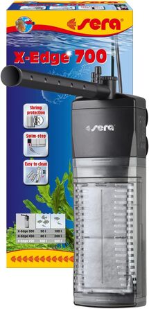 Filtр Sera X-Edge 700 для акваріума до 300 літрів: потужний та енергоефективний кутовий/внутрішній фільтр, 32657