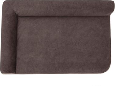 Крісло-лежанка для собак, лежанка-софа, м'яке ліжко для собак, 80x53 см (XXL, коричневий)