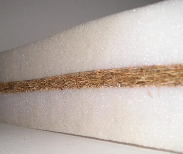 Ортопедичний матрац для собак з кокосовою матом, антиалергенний. Матрац для собак, штучна шкіра, розмір 100x60 см, колір коричневий