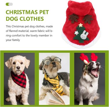 Костюм для собаки/кішки Holibanna на Новий Рік: теплий зимовий костюм (M)