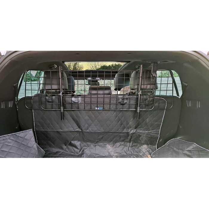 Сітка для собак у багажник авто Wiltec, регульована, 72-136 см висота, 118-128,5 см ширина