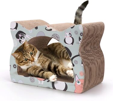 Кігтеточка для котів Nobleza з картону, дизайн 