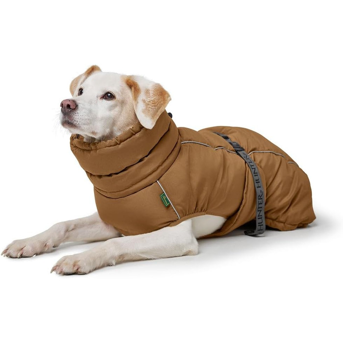 HUNTER Hundemantel Paxson блакитний: теплий, водонепроникний, з відбиваючими деталями, для собак, розмір 55