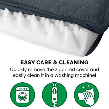 Гіркий собачий лежак Furhaven з охолоджуючим гелевим шаром, плюшевим покриттям та декором у стилі Південно-Західного Келіму, стиль дивану з знімним, пральним чохлом, фіолетово-сірий, розмір L. Охлаждаючий гель, ортопедичний пінополіуретан (91 x 69 x 17 см