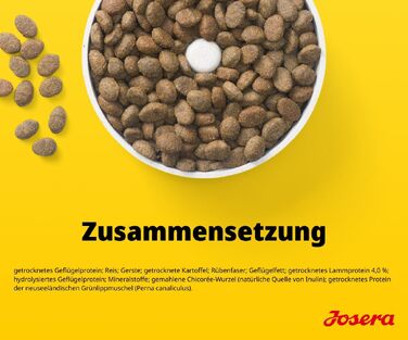 Сухий корм для дорослих собак великих порід JOSERA Optiness з ягняти та рису, 12.5 кг