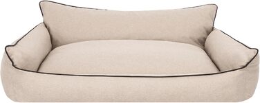 Ліжко для собак, лежанка для тварин, килимок для собак, ліжко-кілимок, матрац для собак, диван для собак, матрац, XXXL - 132 x 106 см, графітовий колір, екологічний матеріал