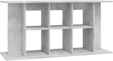 Тумба для акваріума ZEYUAN, 120x40x60 см, бетонно-сіра, ДСП