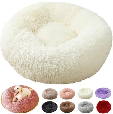 Ортопедична лежанка для собак, Anti-Stress, XXL, велика, для цуценят, лежанка-кошик, біла (40 см)