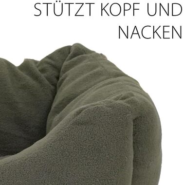 Кілимок для собак та котів Ferplast COCCOLO з мікрофлісу, сірий, SMALL (55 x 45 x 20 см)