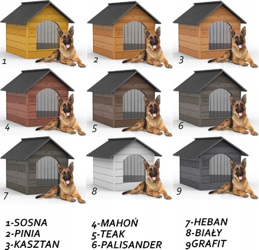 Буда для собак TajgaWood, дерево, зовнішні розміри: 109 x 79 x 69 см