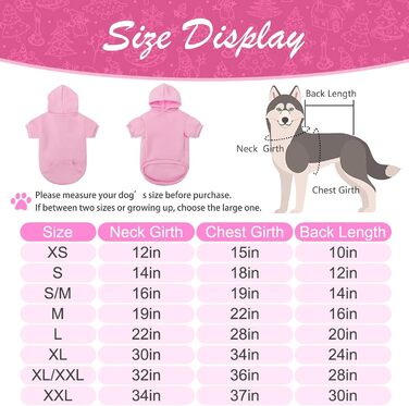 KOOLTAIL Пуловер з капюшоном для собак – теплий, м'який, з отвором для повідка та кишенею, зимовий одяг для собак, кошенят, дівчаток (Small/Medium, Рожевий)