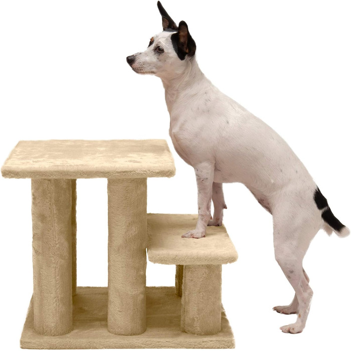 Сходи для тварин Furhaven Steady Paws, 3-ступеневі, коричневі, для високих ліжок і диванів