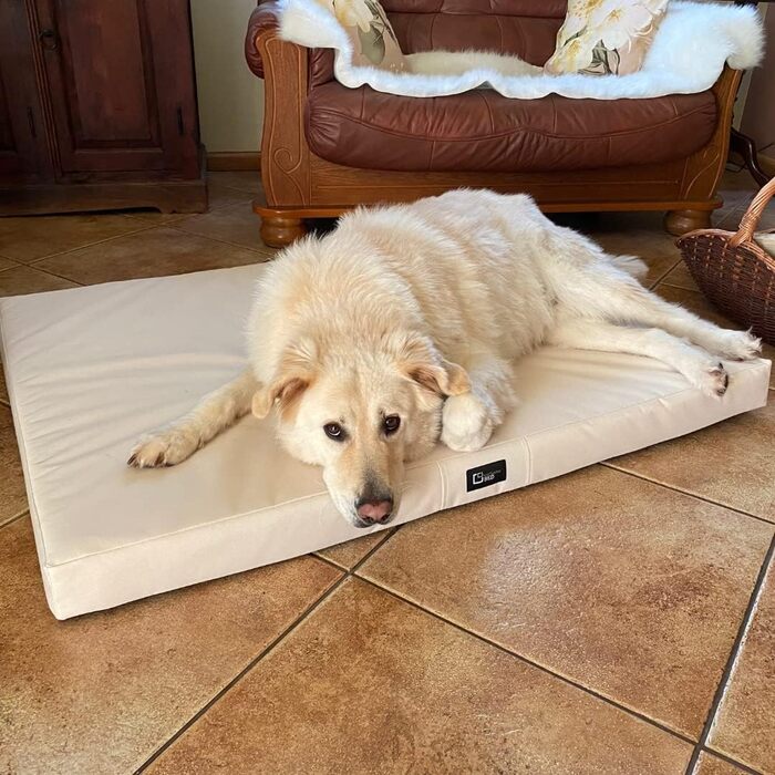 Килимок для собак Tina Grosse, XL, 100x80x8 см, бежевий (Еко-тканина Kodura)