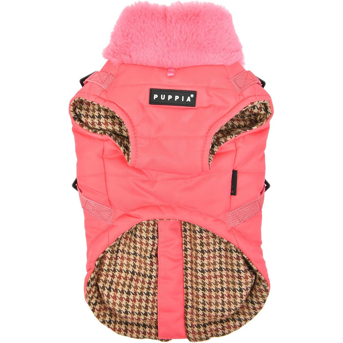 Пупа Теплая куртка для собак маленьких та середніх порід - Donavan - комфорт і затишок - рожева, XXL
