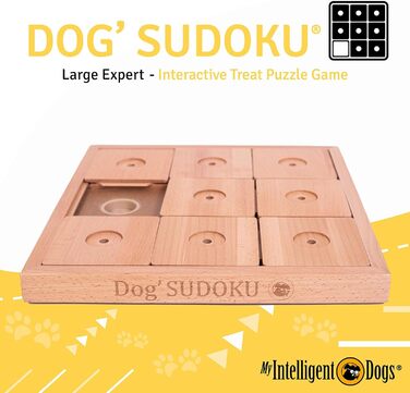 Інтерактивна іграшка для собак My Intelligent Dogs Sudoku Expert Classic – розвиваюча гра-головоломка для великих порід