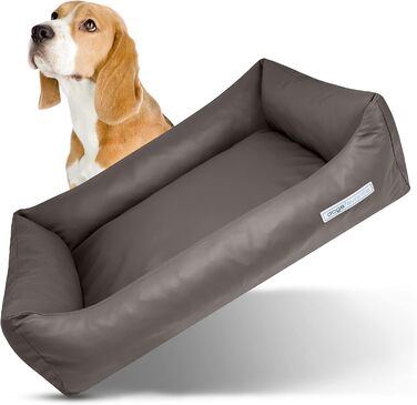 Крісло-ліжко для собак XL, 130x95 см, Taupe (тауп) - м'яке, зручне, для здоров'я суглобів