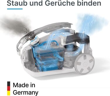 THOMAS Aqua+ PET & Family – потужний пилосос 1700 Вт для прибирання шерсті тварин – мокрий та сухий пилосос, чищення м'яких меблів та підлоги з функцією миття. Підходить для килимів, диванів, меблів та матраців.