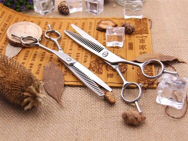 Ножиці для грумінгу тварин, ножиці для розрідження шерсті, професійні ножиці для собак, фірмові ножиці для грумінгу, 6