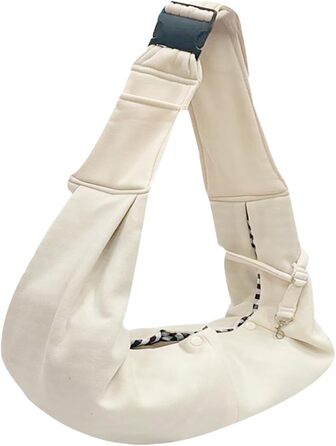 Сумка-переноска для собак та котів | Зручна переноска для тварин для прогулянок та подорожей, регульовані ремені, легкий аксесуар для активного відпочинку, бежевий колір