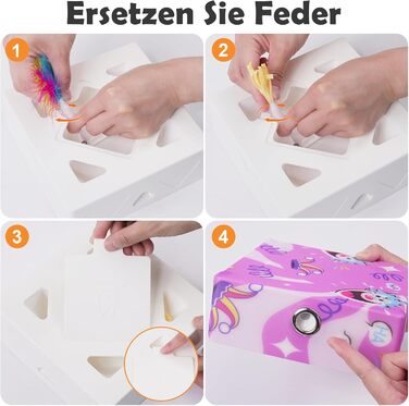 Інтерактивна іграшка для котів Migipaws 3 в 1 MigiBox: електрична коробка з 12 отворів, захована іграшка, паперовий матеріал, для розваги, перезаряджається (біла Migibox)