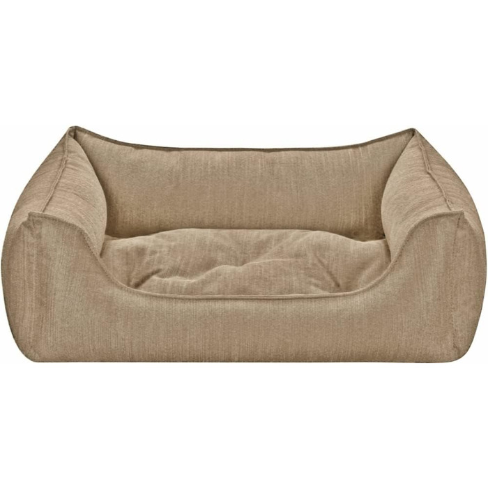 Собаче ліжко Eco Dog Erde з знімним чохлом та наповнювачем, що стирається, для щадного до суглобів, м'яке, міцне, преміум-якість, Made in Germany, колір (Коричневий), розмір (XL)