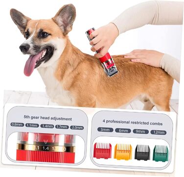 Триммер для собак та котів BESPORTBLE: бездротовий, тихий, з LED-дисплеєм та аксесуарами