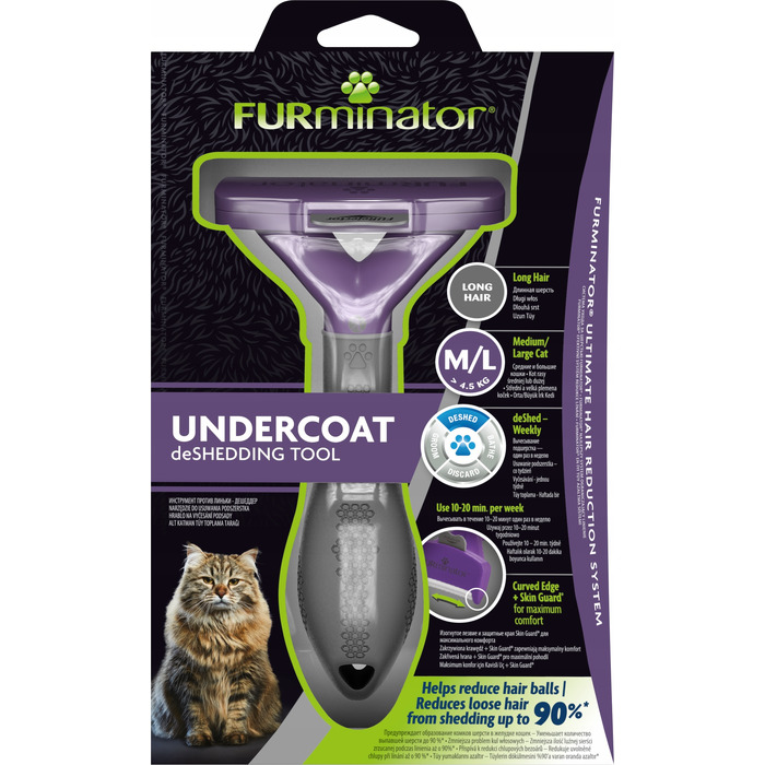 Щітка Furminator для довгої та короткої шерсті