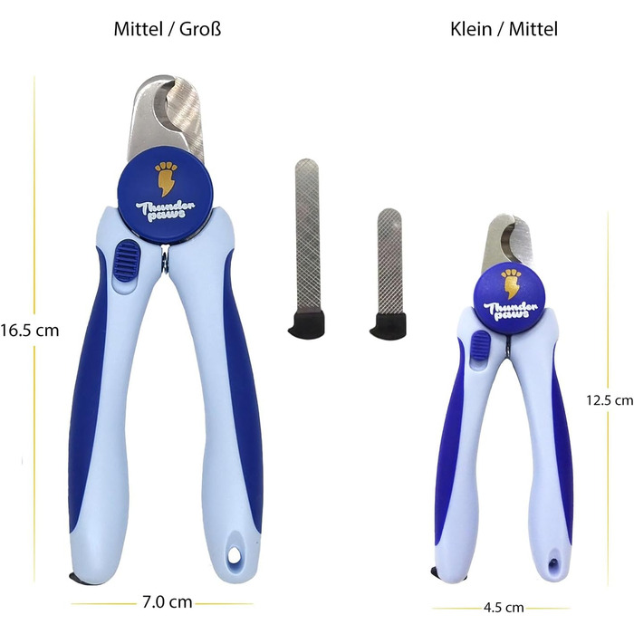 Професійна кусачка для догляду за кігтями собак Thunderpaws з захистом, блокуванням та пилочкою (Середній-Великий, Зелений). Також доступна для собак малих та середніх розмірів (Блакитна)