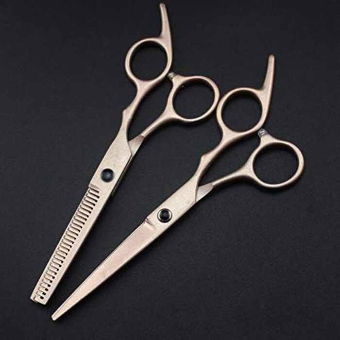 Набір професійних ножиць для грумінгу собак, ножиці для догляду за тваринами, вигнуті ножиці, чохол з шкіри