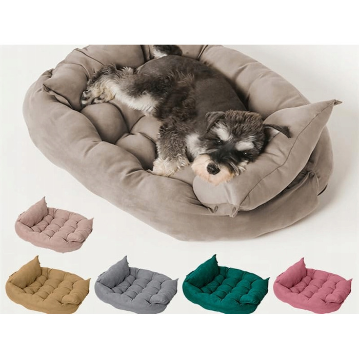 Складане лежак для собак, Хакі / Бежевий