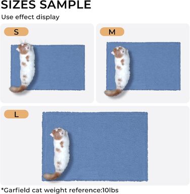 М'яка флісова ковдра для собак та котів, 3 шт. в упаковці, розмір S (45x75 см) та M (52x76 см), блакитний, бежевий, сірий