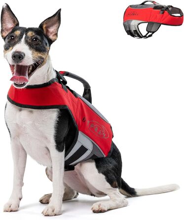 Оптимізована жилет для плавання собак Osprey - регульована, з ручкою, світловідбиваючі смуги, для собак різних розмірів