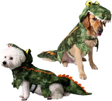 Костюм крокодила для собак: теплий і зручний халат для маленьких собак, цуценят та котів. Ідеально для фотосесій та свят.