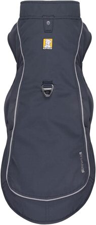 RUFFWEAR Overcoat Fuse: Куртка та шлейка для собак 2-в-1, з флісовою підкладкою, X-Small (XXS, Базальтовий Gray)