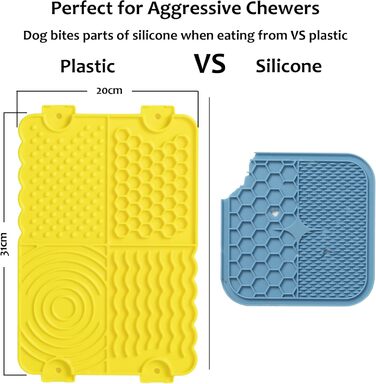 Mat для собак та цуценят Licky Leckmatten - повільне годування, міцний пластик, з присоскою