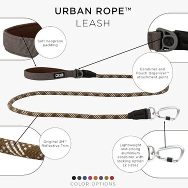 Повідок-водилка DOG Copenhagen Urban Rope, розмір S, колір мокко