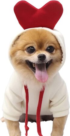 Теплий худі для собак XIAOYU: зручний зимовий одяг для цуценят та собак, теплий комбінезон з капюшоном