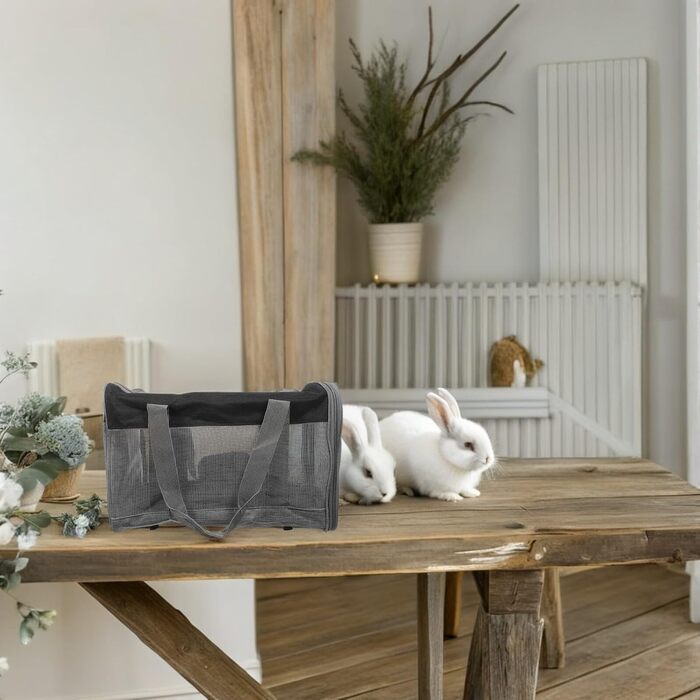 Транспортна сумка для тварин SHINEOFI: легка, складана, з м'яким внутрішнім простором, для котів, цуценят, кроликів