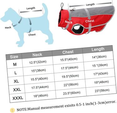 Дощовик для собак BESPORTBLE: теплий дощовик, куртка, дощовик для цуценят та собак, тепла куртка для собак
