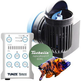 Проточний насос TUNZE Turbelle stream 3+ для акваріума, 2500-15000 л/год, пропелерний, з магнітним кріпленням до скла 19 мм