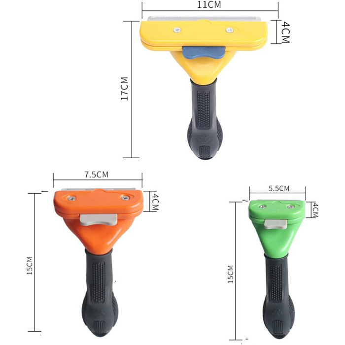 Гребінець для видалення котушок шерсті для собак та котів - ергономічний дизайн