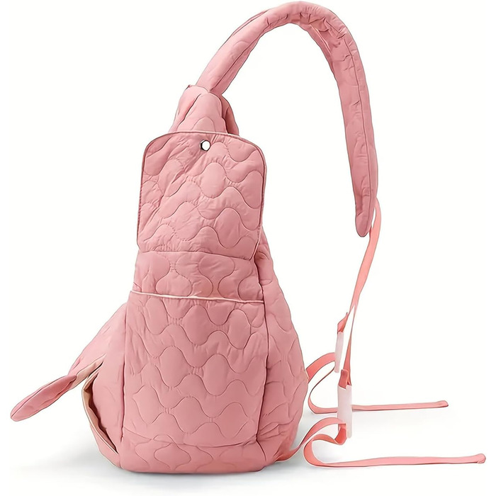 Рюкзак-переноска для собак та котів Ahuuen - Дихаючий, м'який, для маленьких собак, кошенят, цуценят. Підходить для прогулянок, подорожей, кемпінгу, велопоїздок (Рожевий)