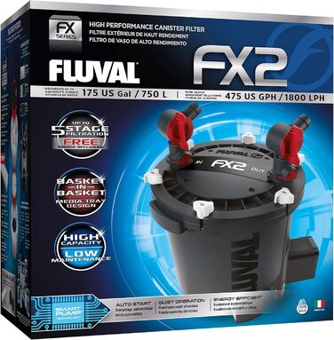 Зовнішній фільтр FLUVAL FX2 для акваріумів до 750 л, високопродуктивний