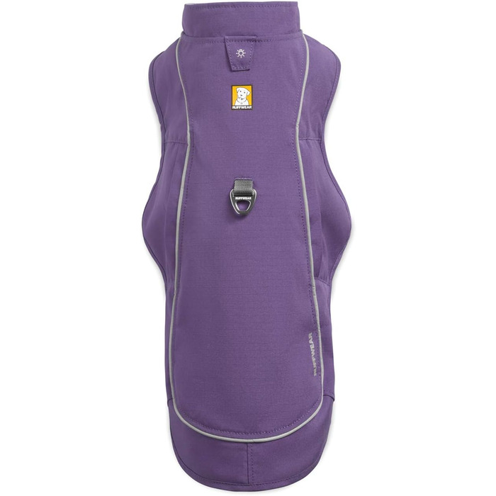 RUFFWEAR Overcoat Fuse: Куртка та шлейка для собак 2-в-1, з флісовою підкладкою, Salbei-Lila, XL