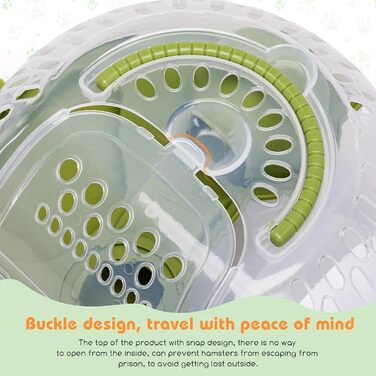 Переносна переносна клітка для тварин Nobleza: для хом'яків, кроликів (27x20,5x17 см)