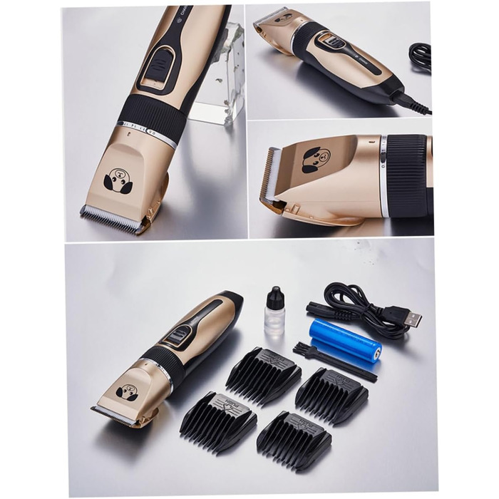 Машинка для стрижки шерсті тварин Supvox Tierhaarschneidemaschine з керамічним ножем, тиха та потужна