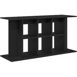 Тумба для акваріума vidaXL 120x40x60 см, ДСП, чорний дуб, міцна акваріумна підставка