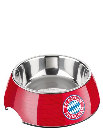 Миска для собак Hunter FC Bayern München, 700 мл, червона - для їжі та води