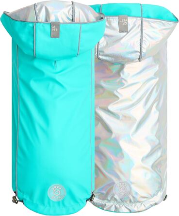 Жовтий дощовик для собак ElatoFit, розмір L (спин 33 см)